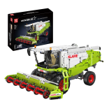 KIT DE BLOCOS DE MONTAR COLHEITADEIRA DE TRIGO COM CONTROLE REMOTO E BLUETOOTH HARVESTER 1347 PEÇAS MOULD KING 17014